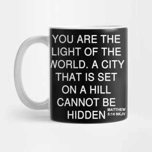 Matthew 5:14 NKJV You Bible Verse Text Mug